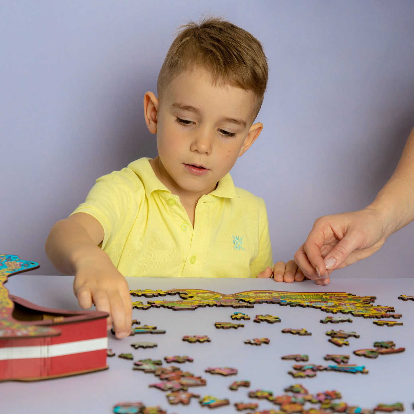 Puzzle de la carte letton