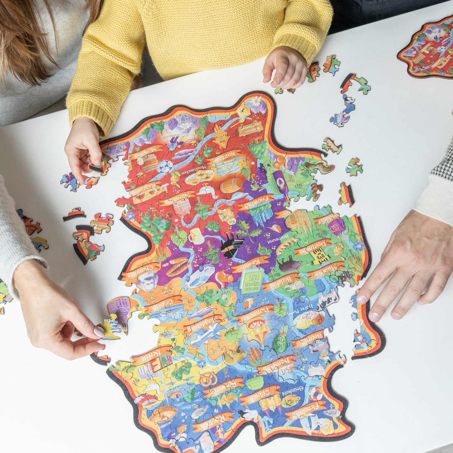 Puzzle della mappa tedesca