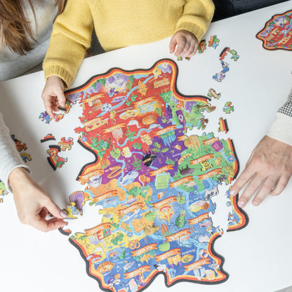 Puzzle della mappa tedesca