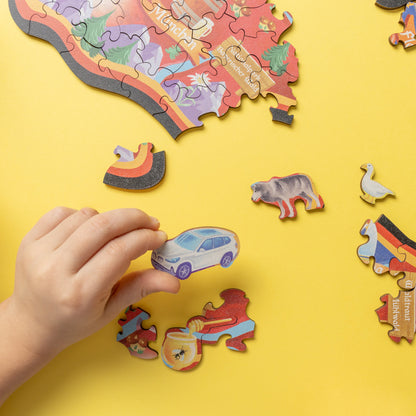 Puzzle della mappa tedesca