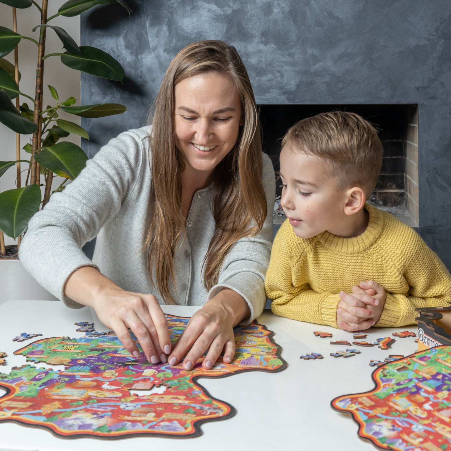 Puzzle della mappa tedesca