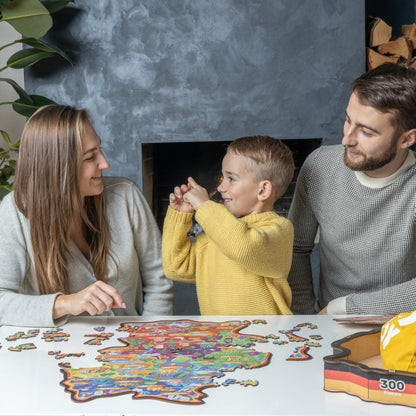Puzzle della mappa tedesca