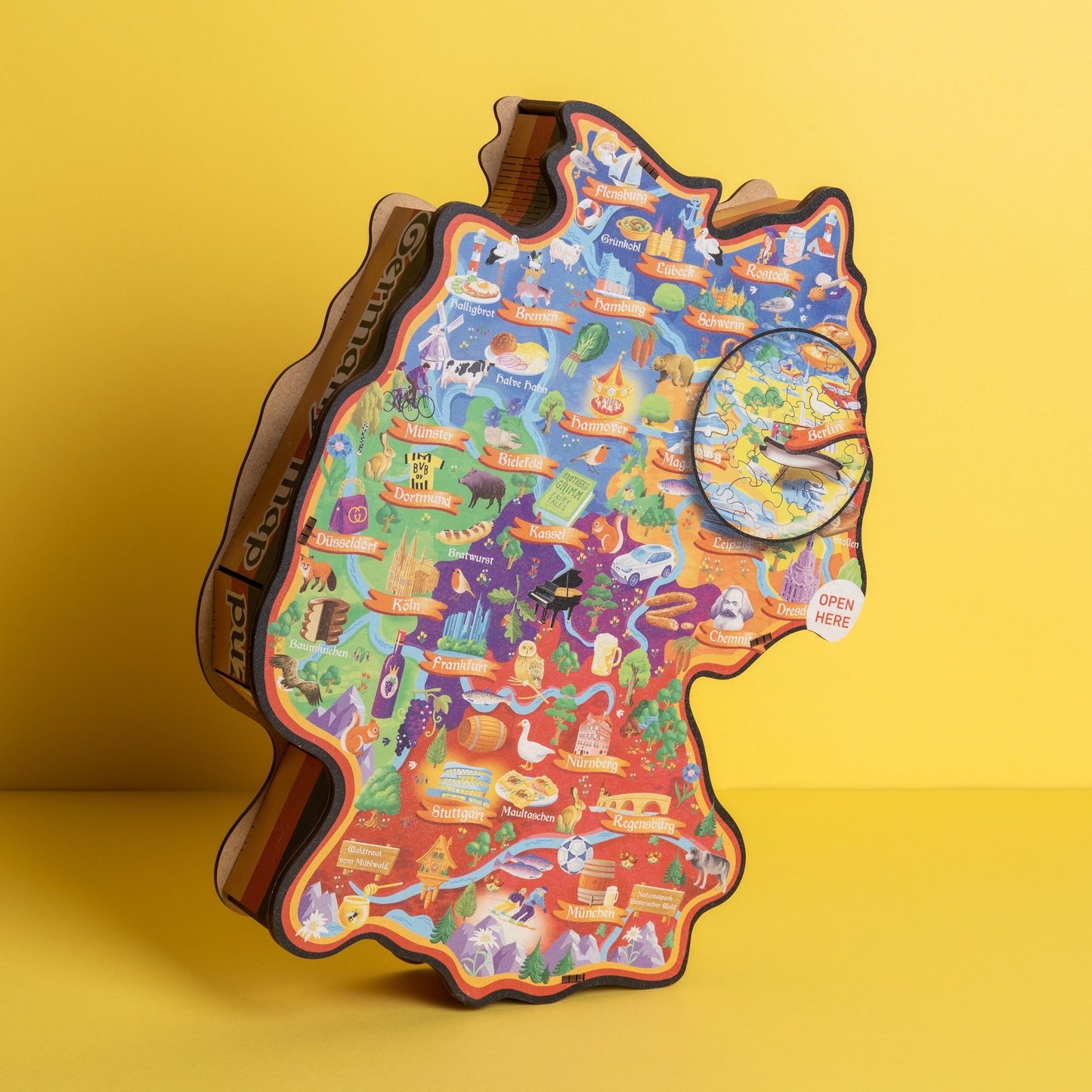 Puzzle della mappa tedesca