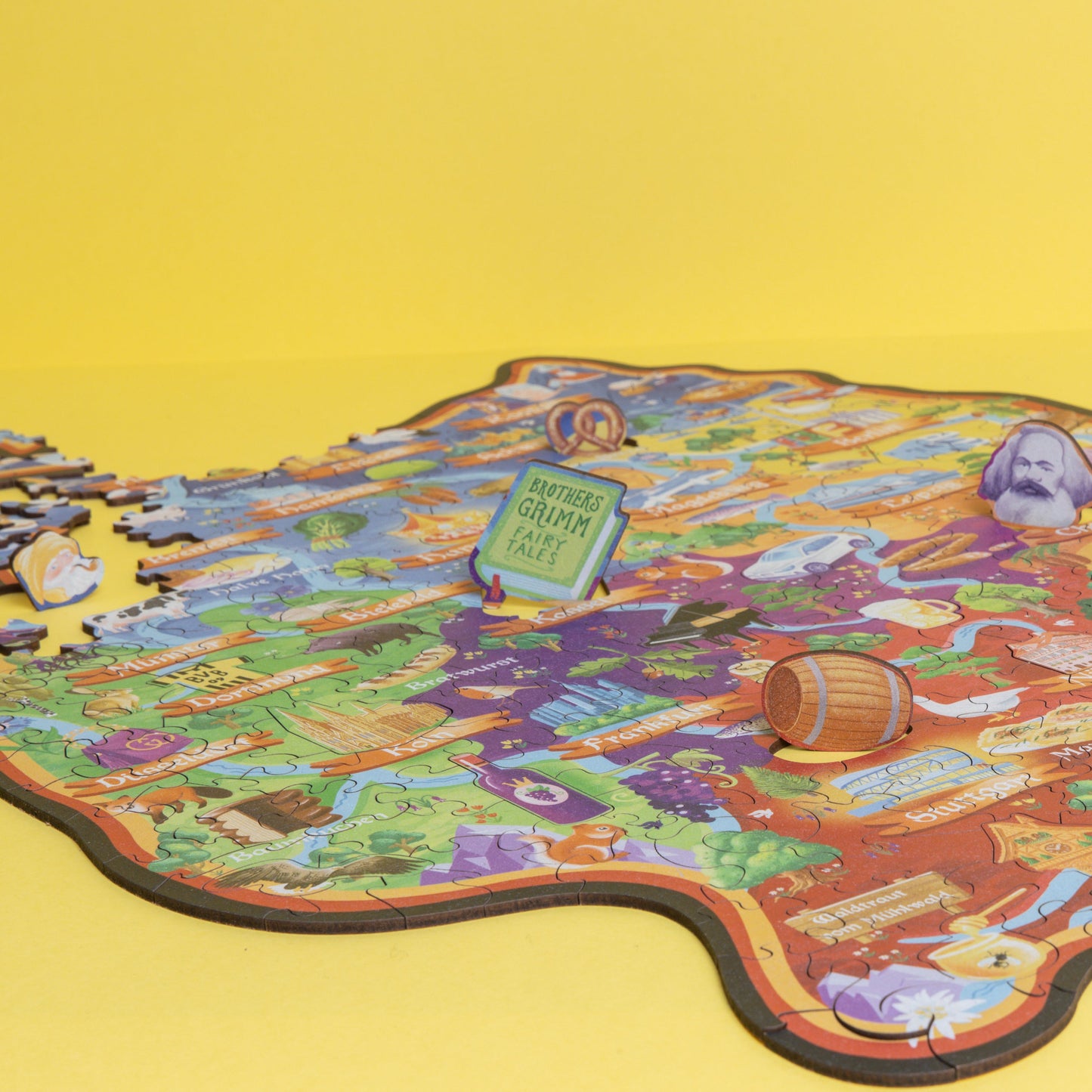 Puzzle della mappa tedesca
