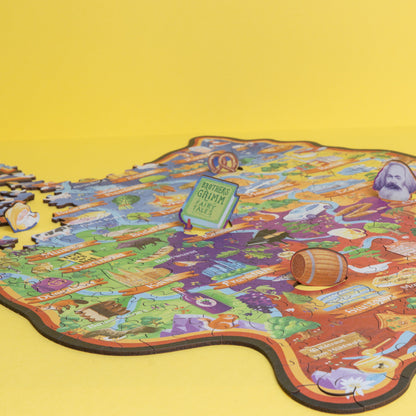 Puzzle della mappa tedesca