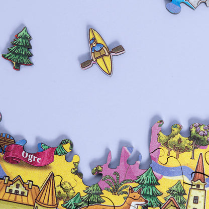 Puzzle de la carte letton