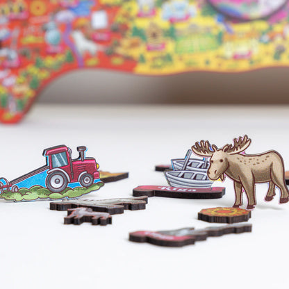 Puzzle de la carte letton